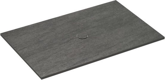 Balmani Studio receveur de douche 140 x 90 cm céramique Basalt Black