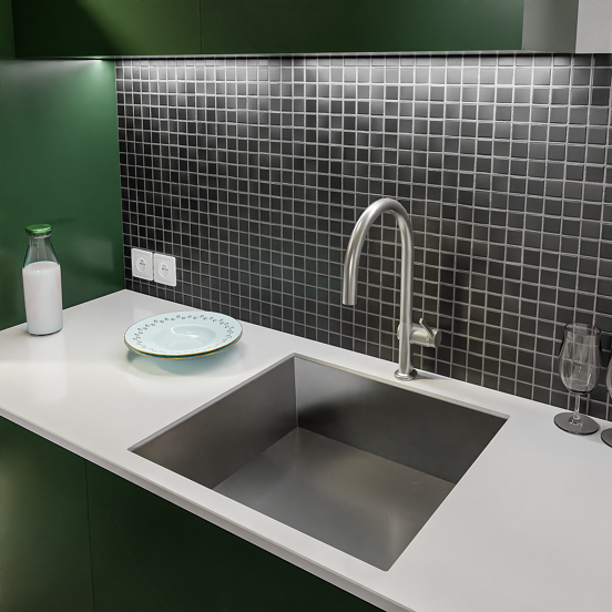 Hansgrohe Talis M54 220 Küchenarmatur: RVS-look