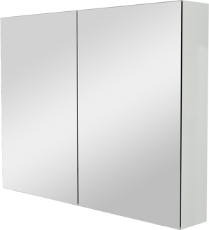 Storke Reflecta spiegelkast 100 x 75 cm glanzend wit