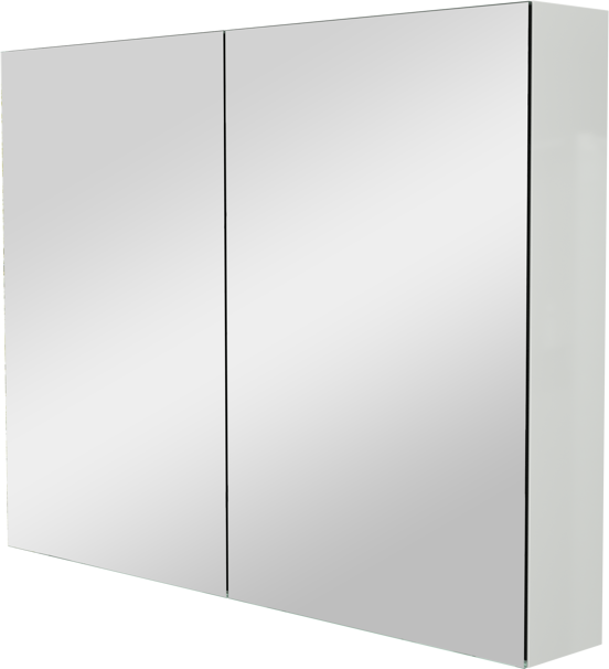 Storke Reflecta armoire de toilette 100 x 75 cm blanc brillant