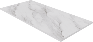 Luca Varess Suite Duschwanne 180 x 90 cm Marmorkomposit Marble White 
