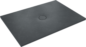Balmani Thanos receveur de douche 120 x 90 cm granit noir adouci