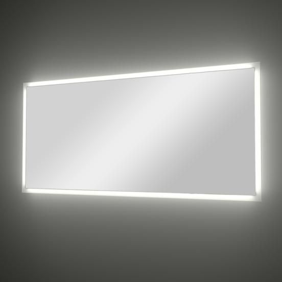 Balmani Vizio miroir rectangulaire lumineux et anti-buée 150 x 70 cm
