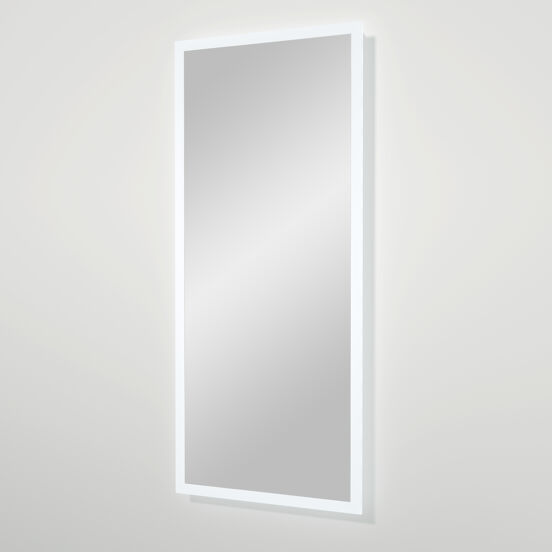 Balmani Ciao rechthoekig toiletspiegel 38 x 88 cm met spiegelverlichting