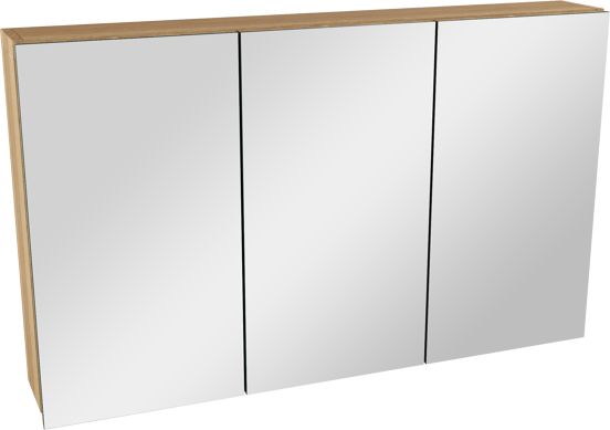 Balmani Legno spiegelkast 120 x 72 cm verweerde eik