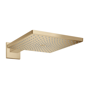 Hansgrohe Raindance E 300 vierkante regendouchekop met muursteun 30 x 30 cm Brushed Bronze