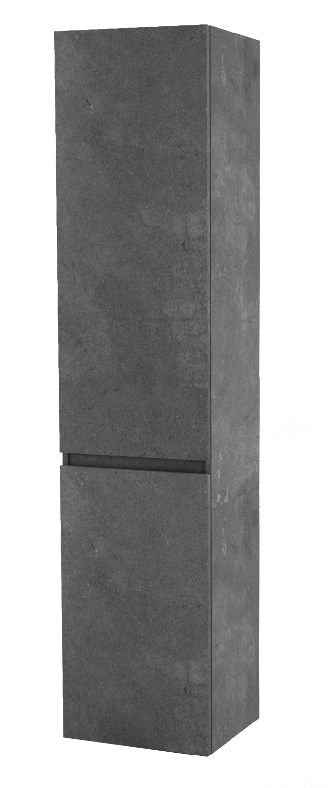 Balmani Lucida staande badkamerkast rechts beton donkergrijs 45 x 35 x 195 cm