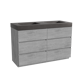 Storke Edge meuble salle de bains avec plan vasque Scuro High
