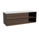 Storke Edge badkamermeubel met Tavola wastafelblad voor waskom(men)