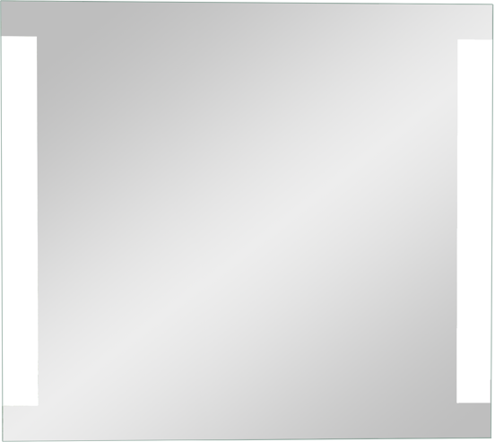 Linie Lunar miroir rectangulaire lumineux 90 x 80 cm