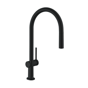 Hansgrohe Talis M54 210 keukenkraan met uittrekbare handdouche mat zwart