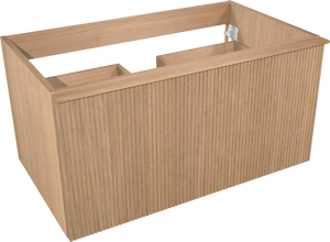 Balmani Forma meuble sous-vasque suspendu 90 x 55 cm chêne naturel 2 tiroirs