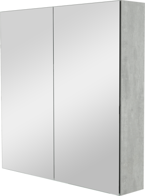 Storke Reflecta spiegelkast 75 x 75 cm beton donkergrijs