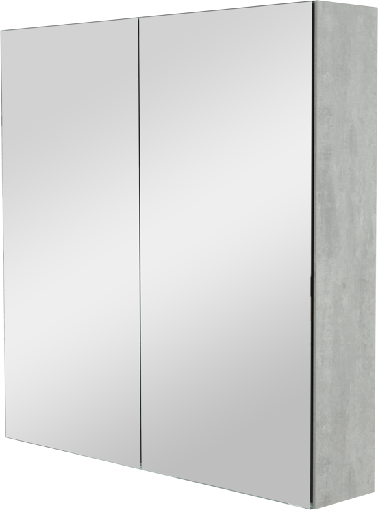 Storke Reflecta spiegelkast 75 x 75 cm beton donkergrijs