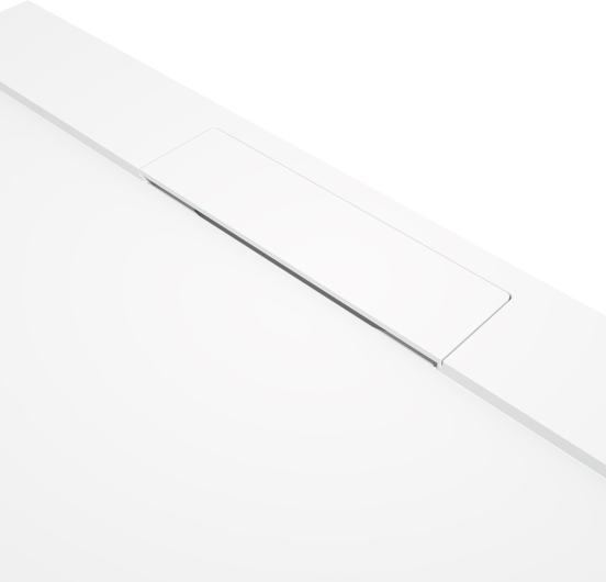 Balmani Andes Duschwanne: 140 x 90 cm, Solid Surface, Weiß matt