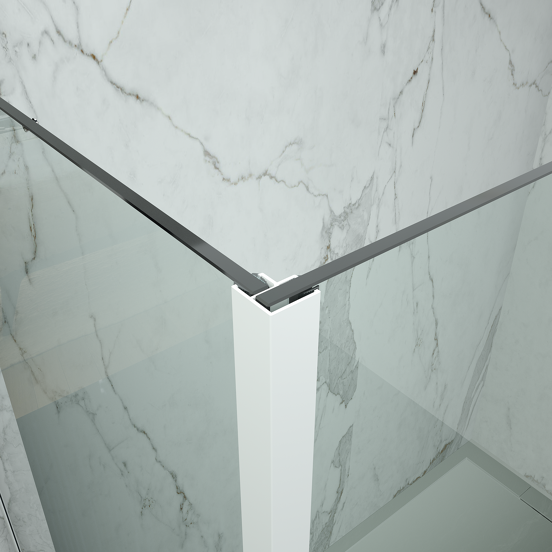 Balmani Modular Eckprofil, 200 cm, weiß matt