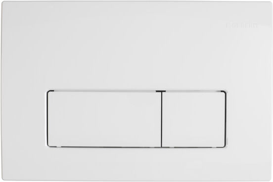 Geberit Delta 51 bedieningspaneel hoogglans wit voor Geberit Duofix inbouwreservoir