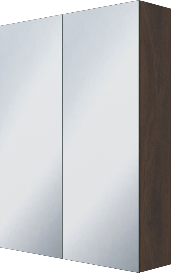 Storke Reflecta Spiegelschrank Bad: 60 x 75 cm, Nussbaum