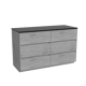 Storke Edge badkamermeubel met Panton wastafelblad voor waskom(men)