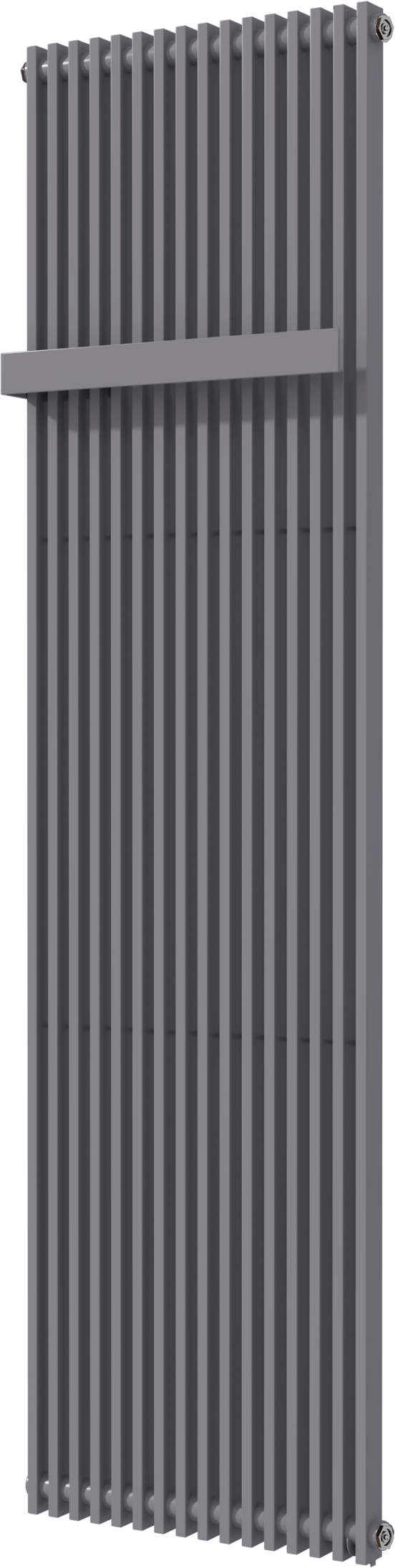 Vipera Corrason einzelner Badheizkörper, 50 x 180 cm, Zentralheizung, grau anthrazit, Seitenanschluss, 1.649W