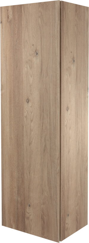 Storke Edge Badhochschrank: Hängend, Eiche rustikal, 40 x 30 x 125 cm