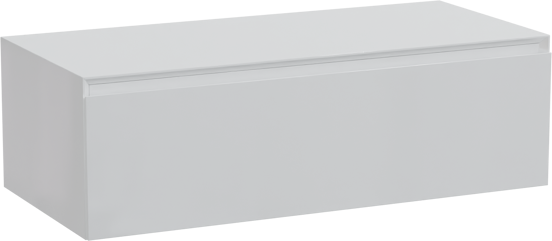 Storke Edge Modulo zwevende wastafelonderkast 105 x 48 cm glanzend wit 1 lade