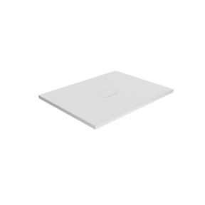 Balmani Artic Duschwanne: 120 x 90 cm, Top Solid, Weiß matt