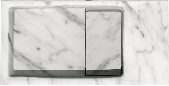 Balmani Mood fonteintje 36 x 18 cm Carrara marmer