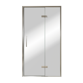 Balmani Senses Design porte pivotante à droite 120 cm x 210 cm verre Miroir Reflex, Profil chrome
