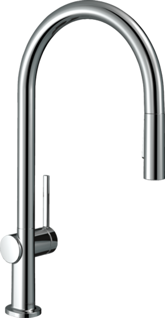 Hansgrohe Talis M54 210 2jet keukenkraan met uittrekbare handdouche chroom