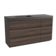 Storke Edge badkamermeubel met Scuro High Wastafel