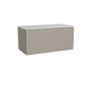Storke Ribs badkamermeubel met Tavola Tablet voor waskom(men)
