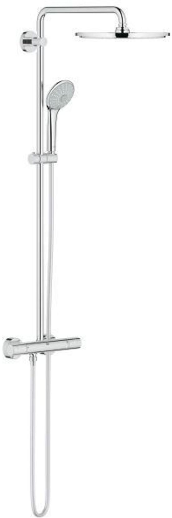 Grohe Euphoria System 310 regendoucheset thermostatische kraan glanzend chroom