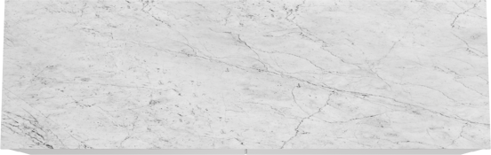 Balmani Mitra meuble salle de bains suspendu 180 x 55 cm blanc mat avec Stretto tablette simple ou double en marbre carrara