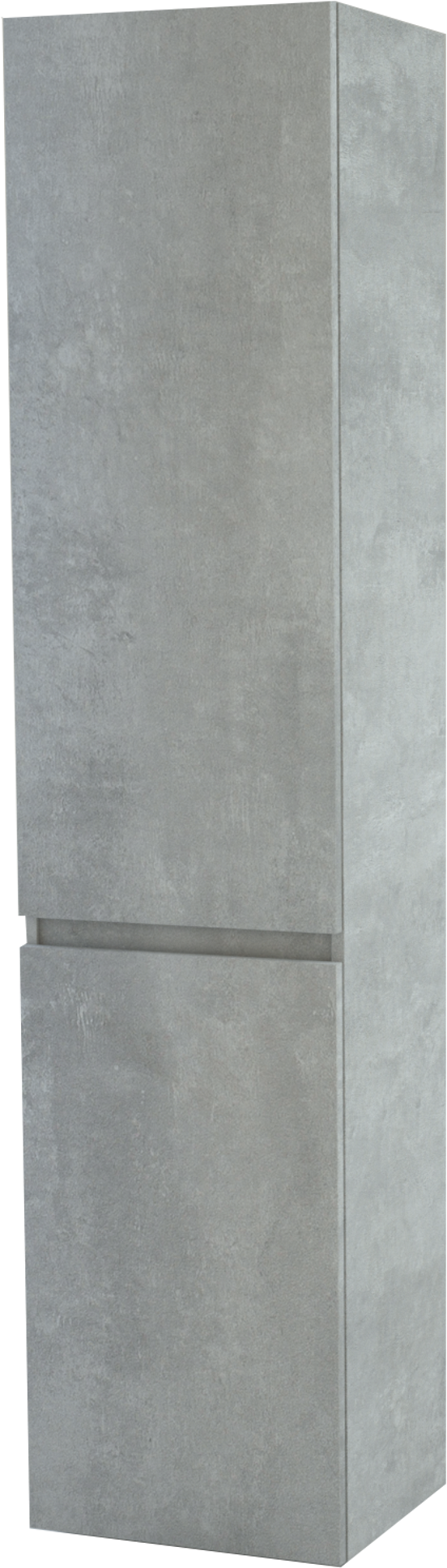 Balmani Lucida staande badkamerkast rechts beton zilvergrijs 45 x 35 x 195 cm