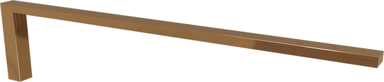 Blaufoss Noma handdoekhouder Brushed Rosegold 41cm
