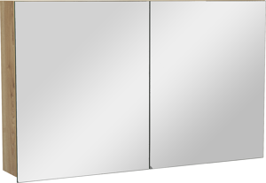 Balmani Lucida spiegelkast 120 x 72 cm ruwe eik