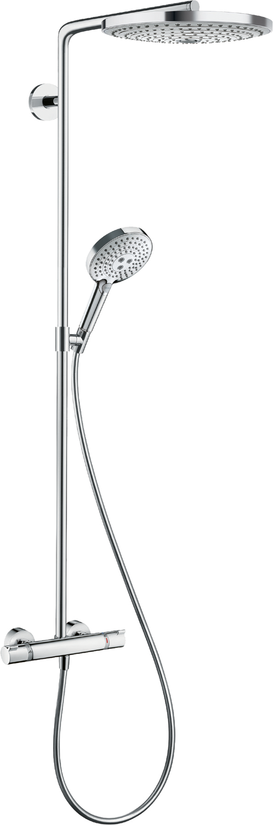 Hansgrohe Raindance Select S 300 colonne de douche de pluie mitigeur thermostatique chrome brillant