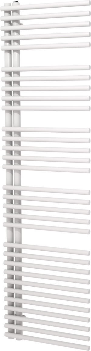 Vipera Nevada einzel Handtuchheizkörper 50 x 180 cm elektrische Heizung weiß glänzend Seitenanschluss 847W, inkl. Widerstand