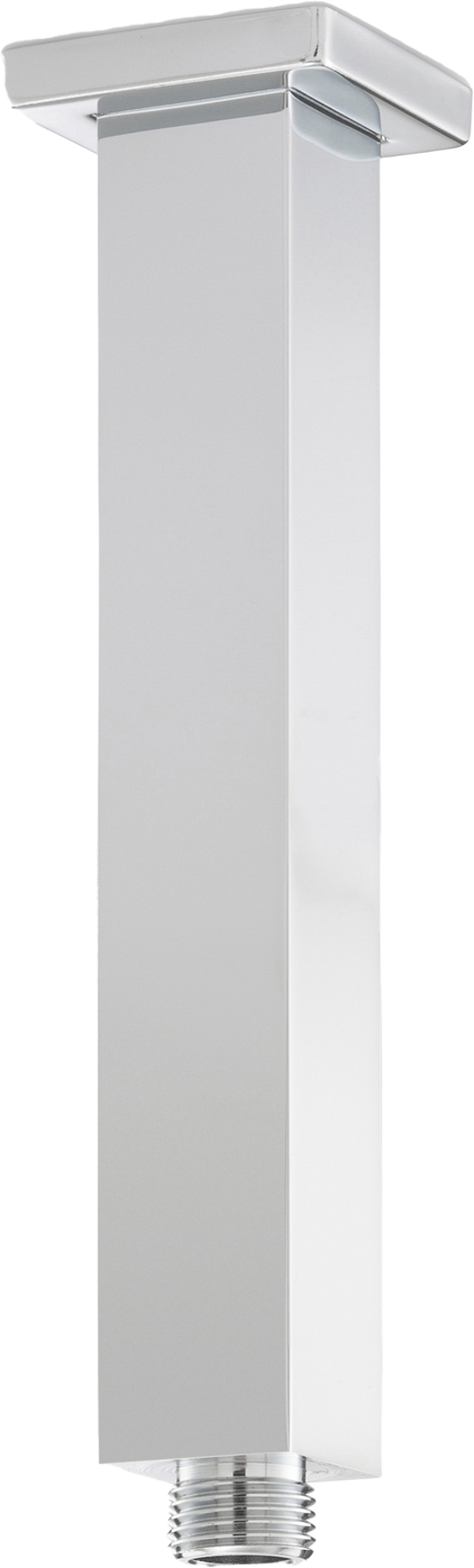 Blaufoss Square Big douchearm plafondbevestiging 20cm chroom