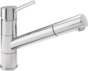 Blaufoss Belia robinet de cuisine avec douchette extractible chrome brillant