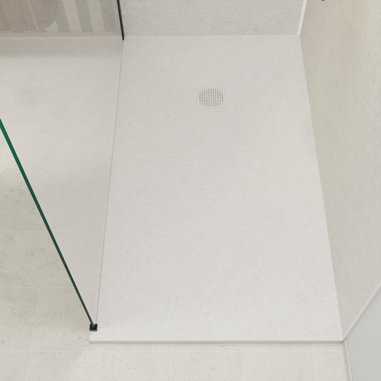 Luca Varess Suite Duschwanne 160 x 90 cm Marmorkomposit Dizzy Light 