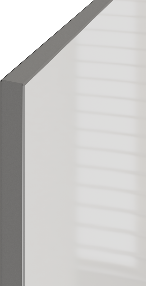 Linie Wall set douchewandbekleding 120 x 90 x 220 cm acryl glanzend wit
