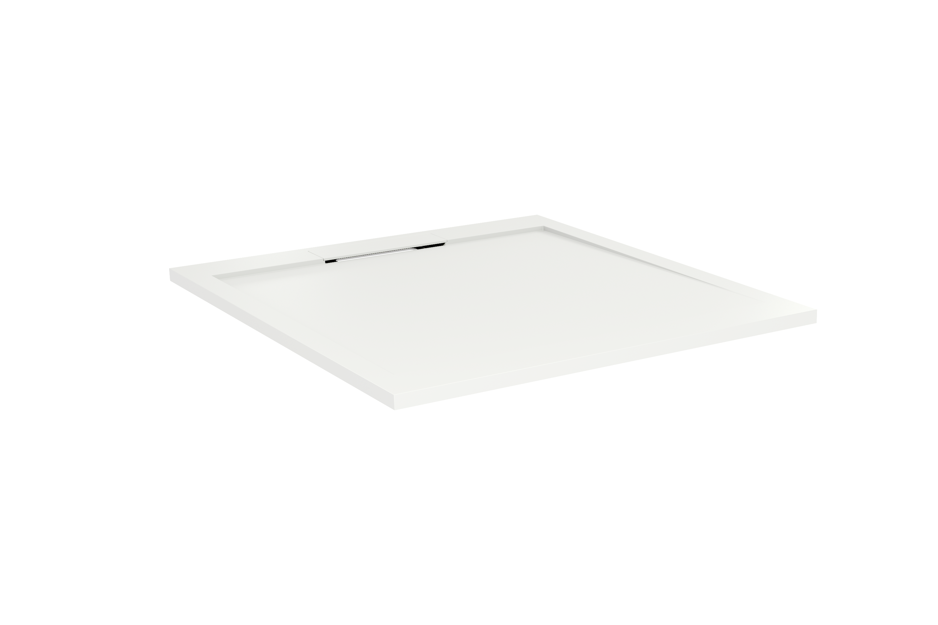 Balmani Andes douchebak 100 x 90 cm Solid Surface mat wit