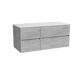 Storke Edge badkamermeubel met Tavola wastafelblad voor waskom(men)