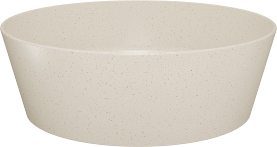 Storke Cona waskom beige granita solid surface rond Ø 36 cm
