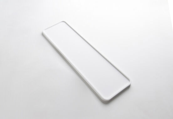 Balmani Testa plateau à cosmétiques blanc Solid Surface 45 x 14 cm