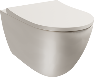 Luca Varess Vinto Hänge WC: Beige matt spülrandlos