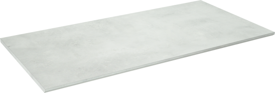 Storke Edge enkel tablet beton zilvergrijze melamine 95 x 52 cm