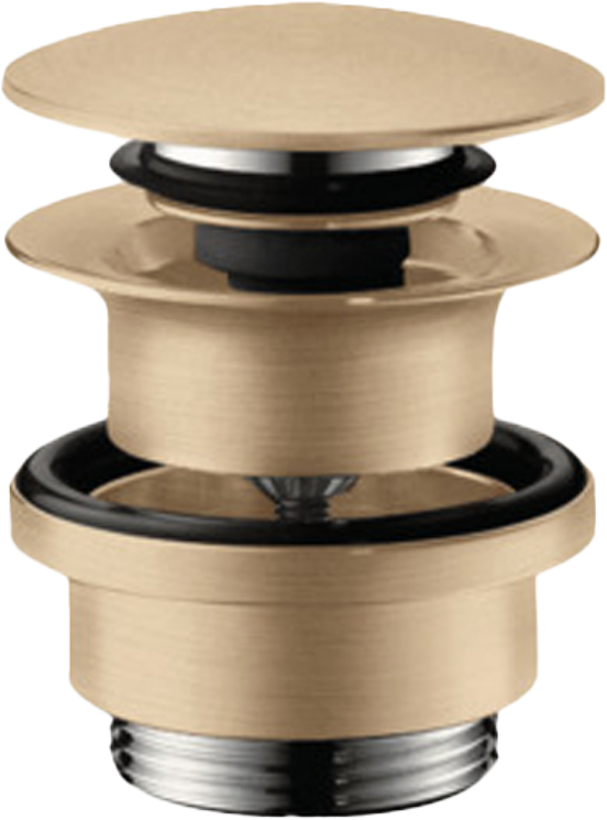 HansGrohe afvoerplug wastafel afsluitbaar Brushed Bronze